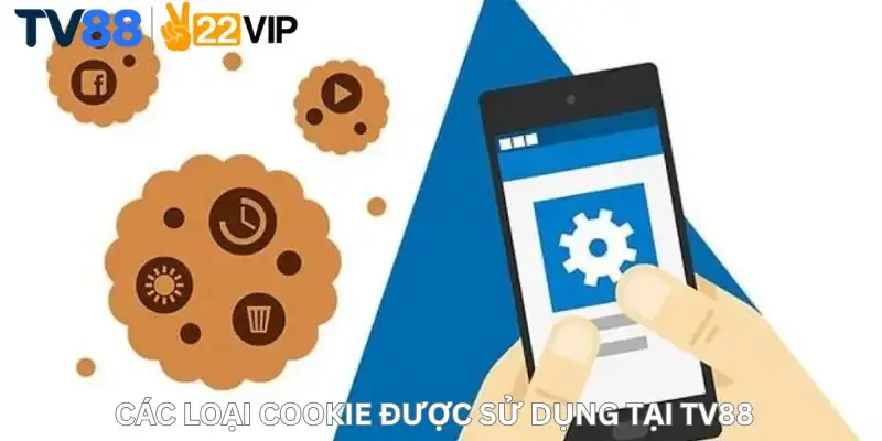 Các loại cookie được sử dụng tại TV88